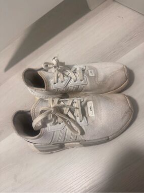 White Adidas NMD shoes